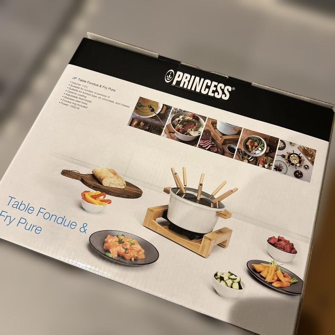 PRINCESS Table Fondue & Fry Pure 8人用
