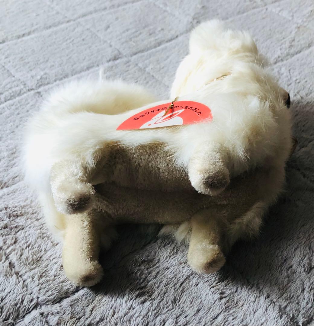コバヤシぬいぐるみ　犬　ポメラニアン　スピッツ　昭和レトロ　ぬいぐるみ　ホワイト