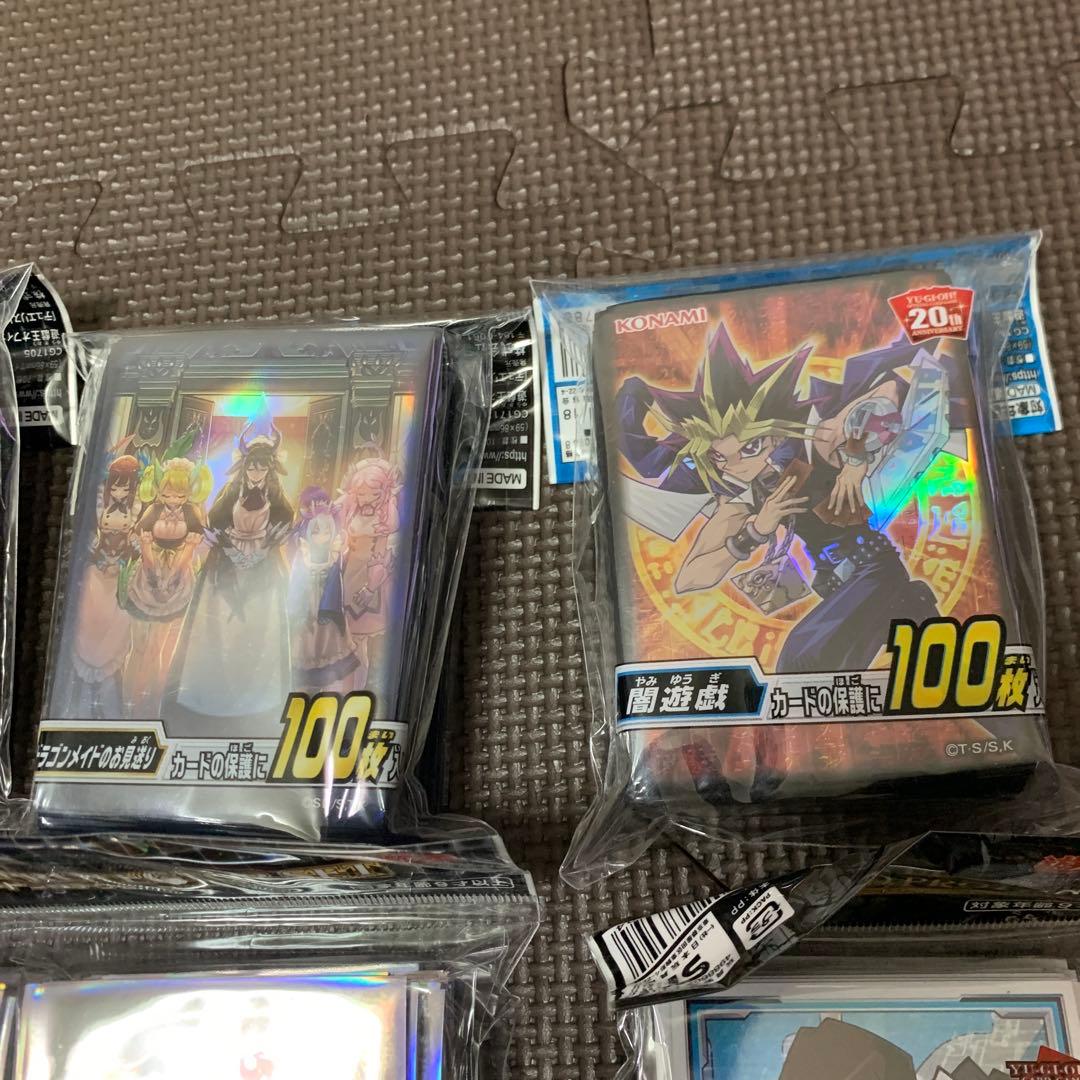 遊戯王 スリーブ まとめ売り 新品未開封 - メルカリ