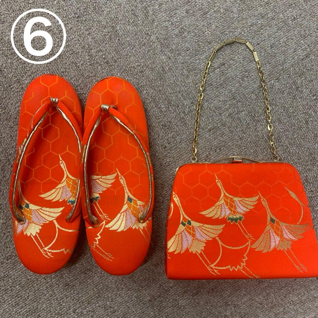 おまとめ512agu4,511agu28,帯,小物類,草履&バッグ□七五三 7歳