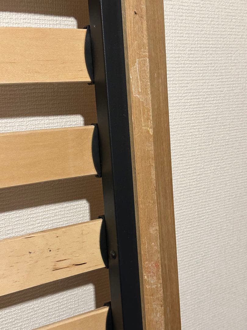 無印良品木製ベッドフレームスモール1