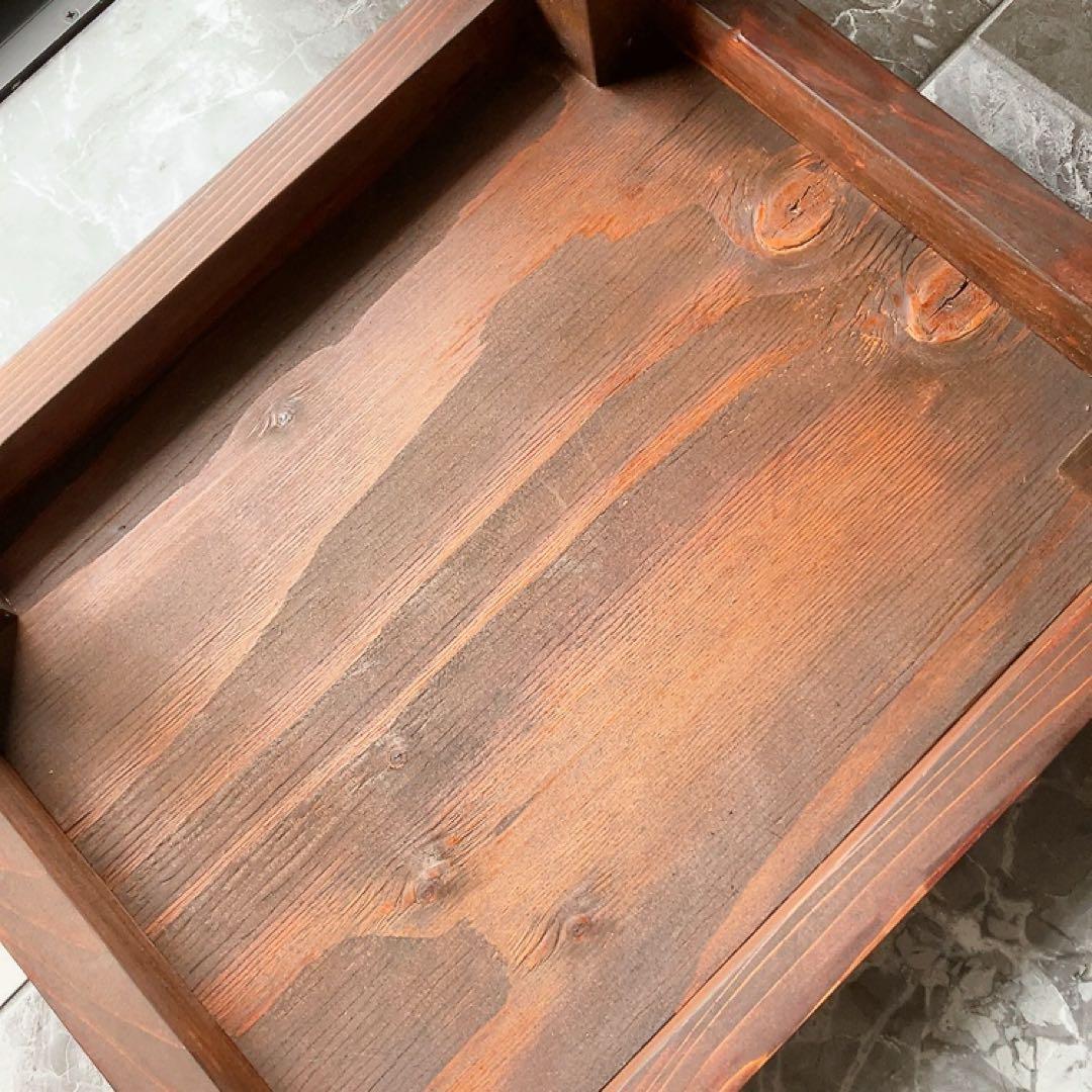 アジアンテイスト タイルトップサイドテーブル 木製 オリエンタル