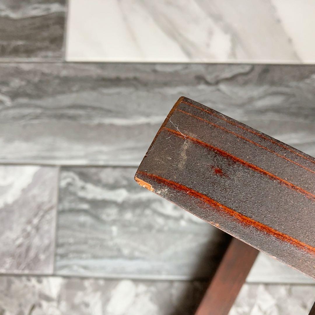 アジアンテイスト タイルトップサイドテーブル 木製 オリエンタル