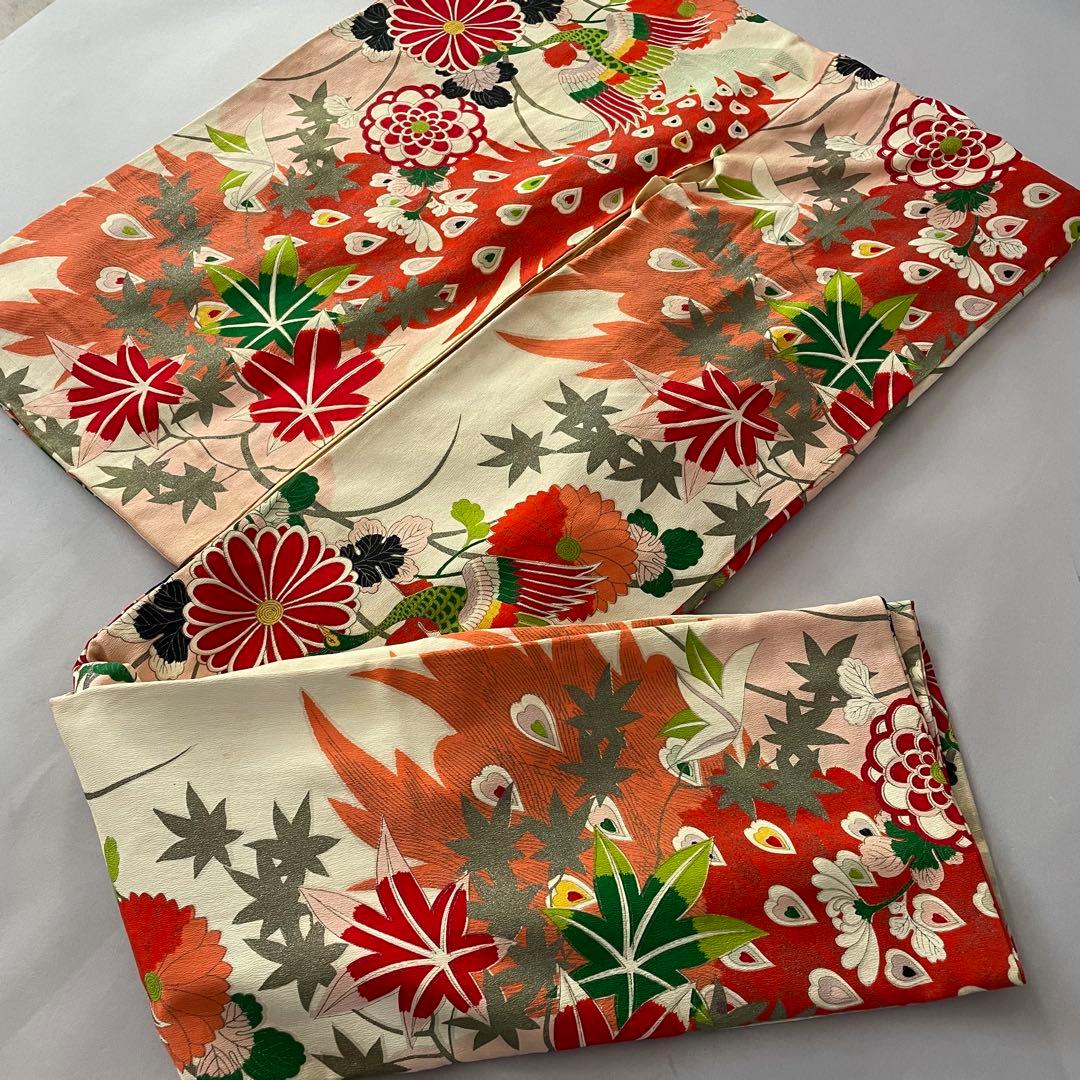 七五三　7歳　アンティークお着物セット