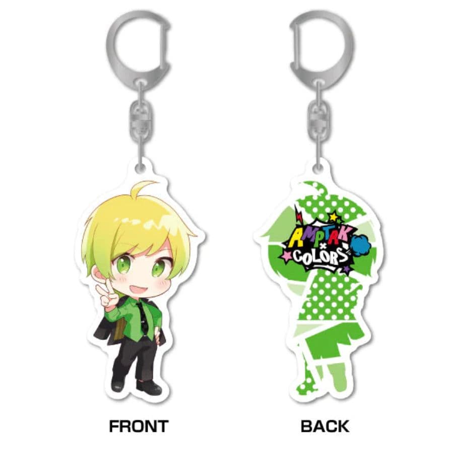 AMPTAKxCOLORS】ぷりっつ アクリルキーホルダー - メルカリ