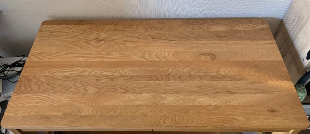 [たま] 無印良品 オーク無垢材デスク