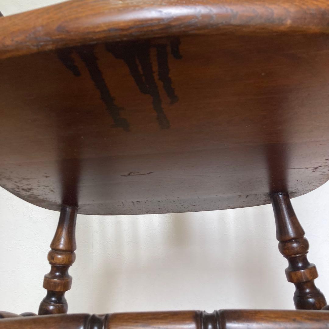 ロッキングチェア 木製 1脚ソファー オーク アンティークチェア　ハート