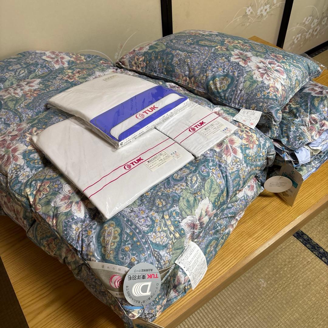 TUK 東洋羽毛 高級羽毛 羽毛布団　掛布団　敷布団 ダウンケット　枕