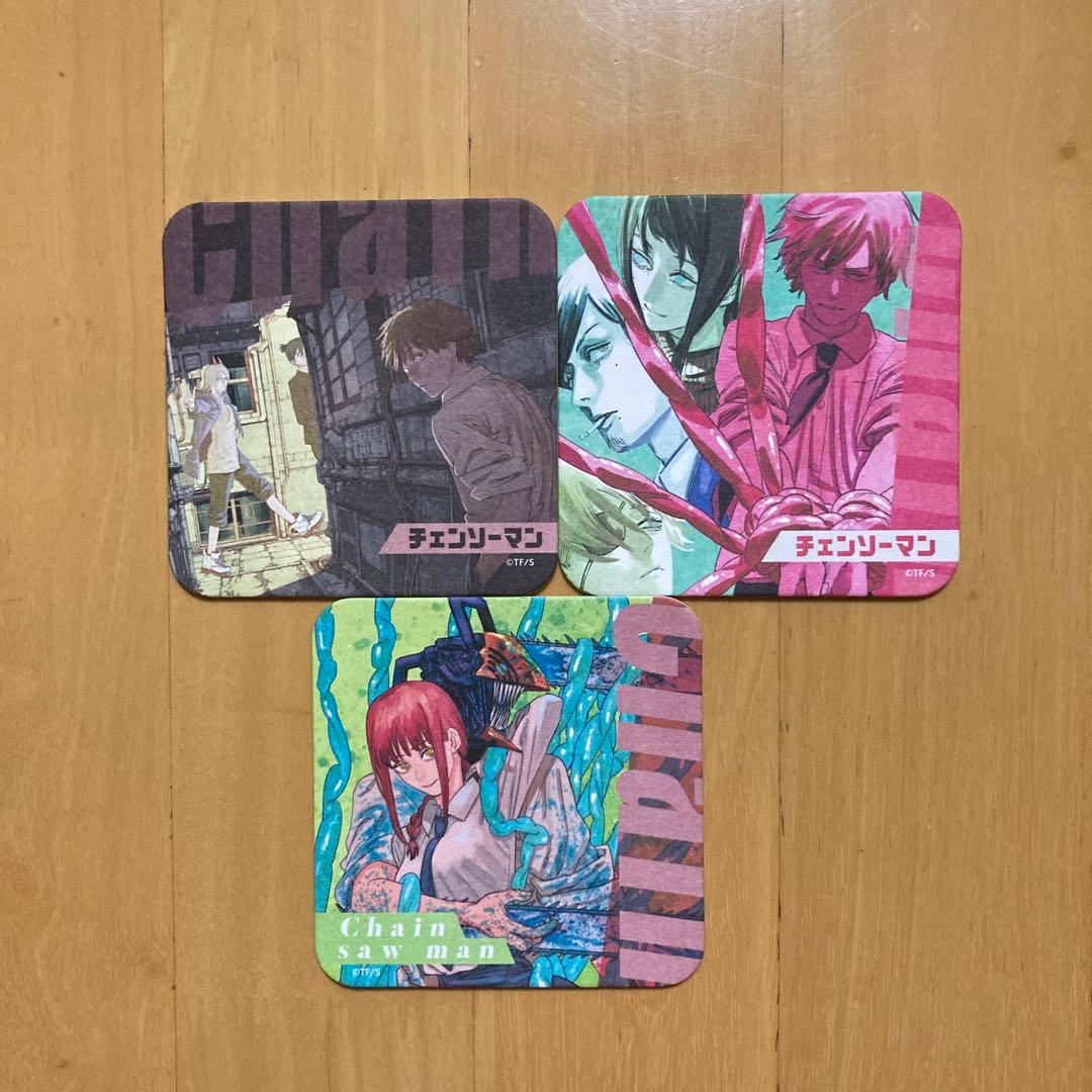 3枚 扉絵 デンジ マキマ サンタクロース クァンシ コースター