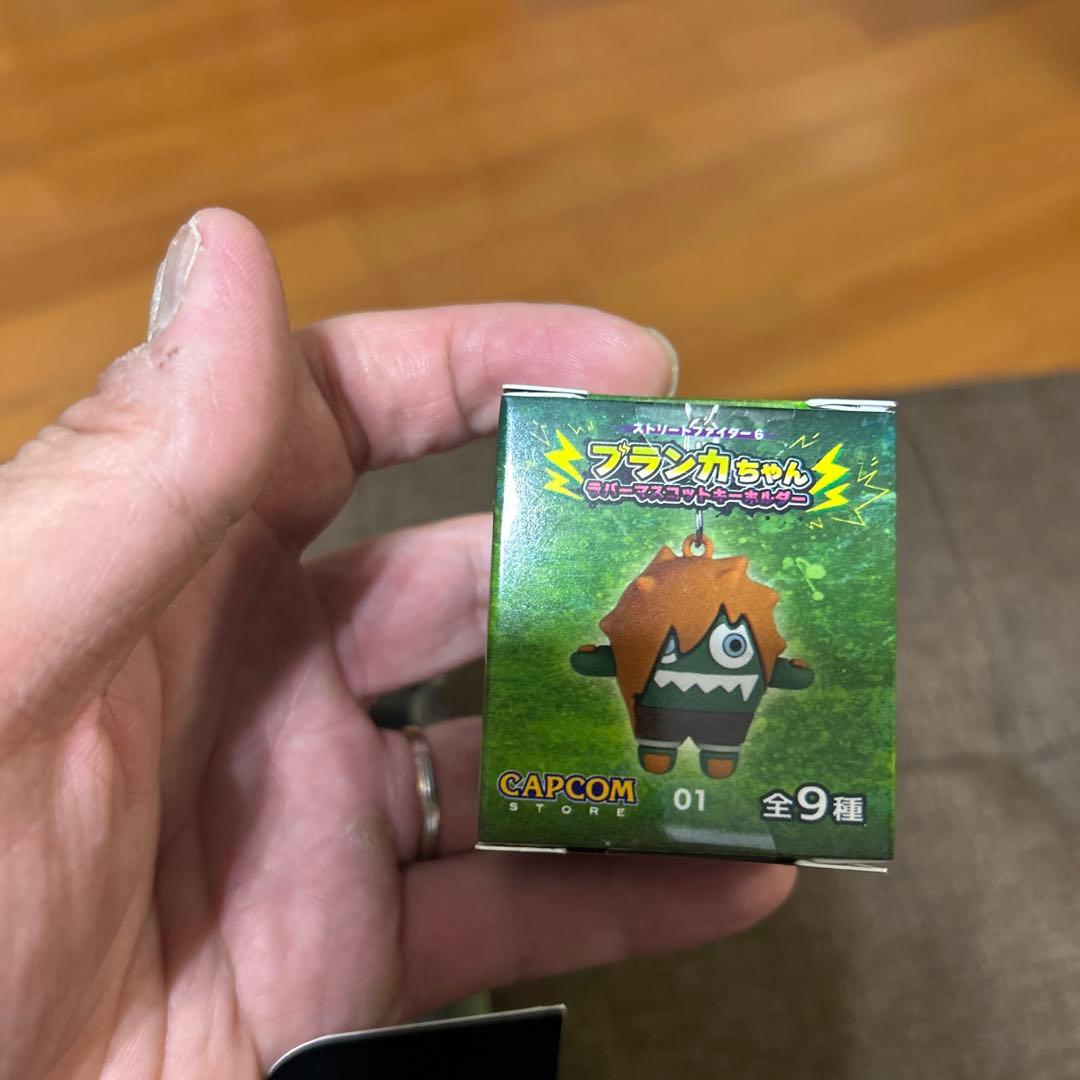 【新品未使用】ストリートファイター6 ブランカちゃんラバーマスコットキーホルダー