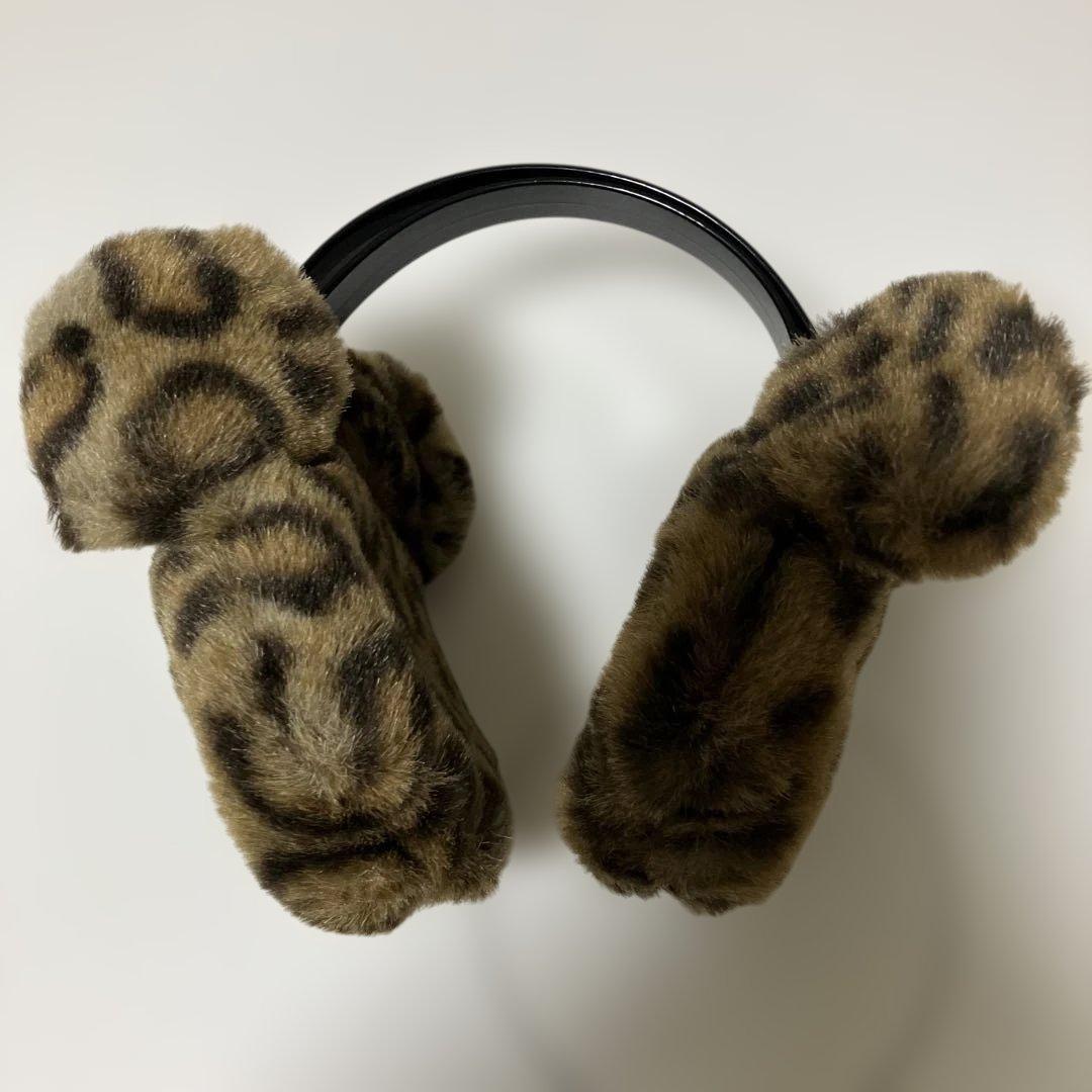 ディズニー ミッキーマウス ヒョウ柄 イヤーマフ 耳当て - メルカリ