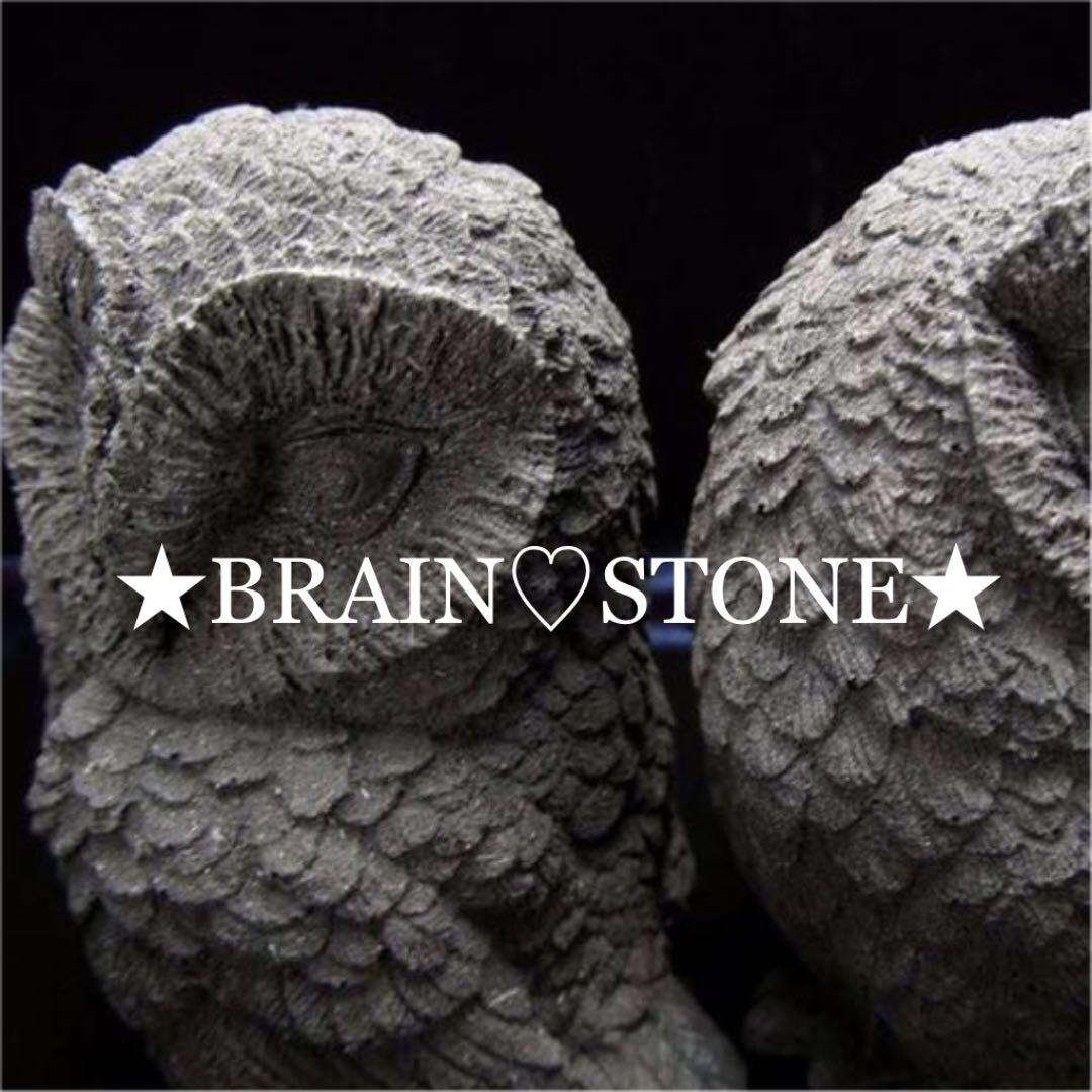 ★特選一品★希少レア☆幸運を呼び込む【シュンガイト縁起物フクロウ置物】❤️