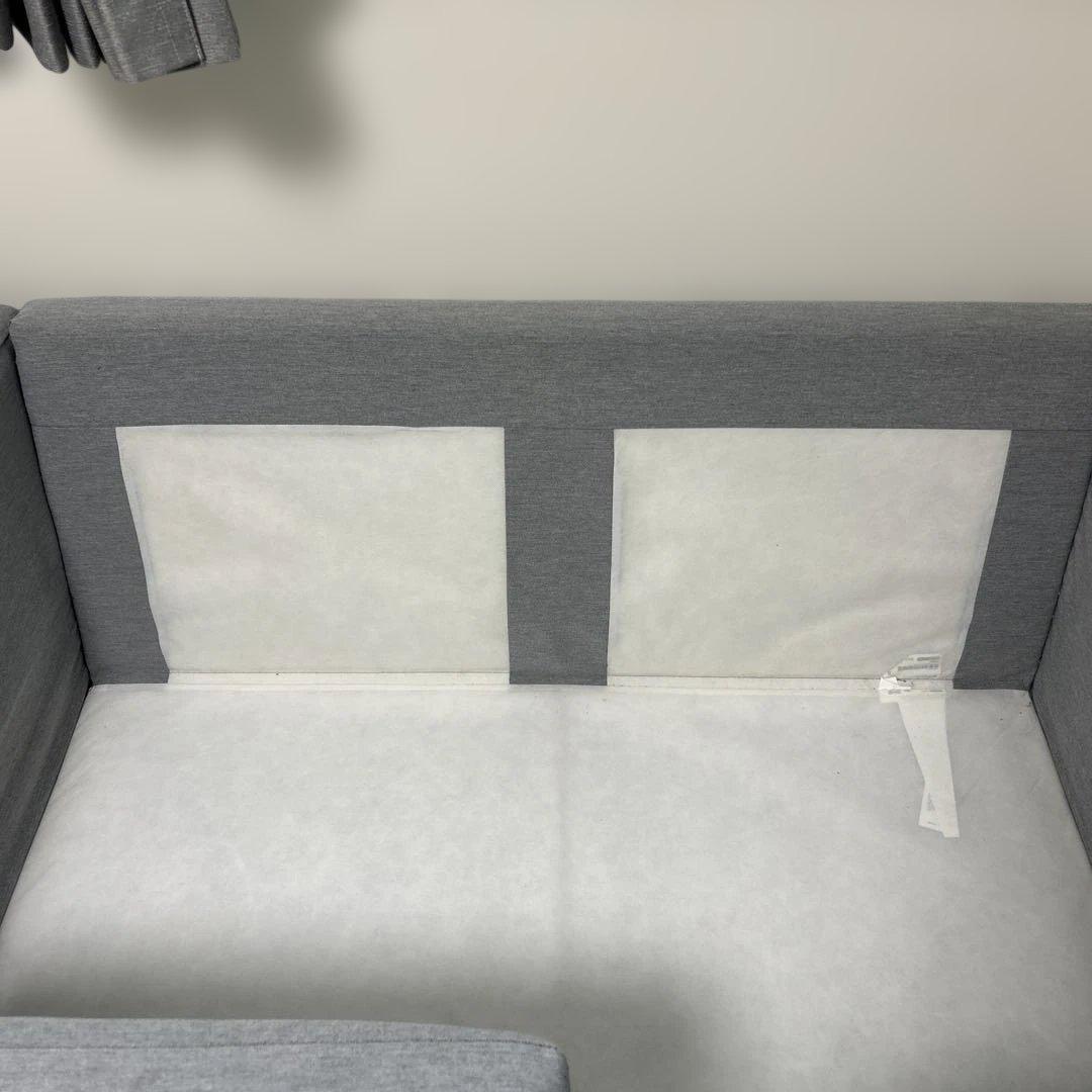 【送料込】IKEA イケア　カルルスタード　2人掛けソファ　グレー