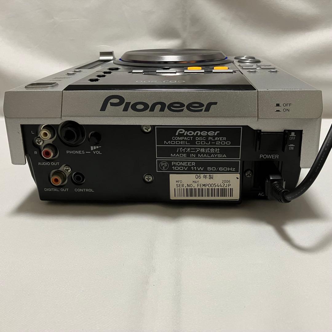 ☆値下げ☆ 【動作品】Pioneer CDJ-200コンパクトディスクプレーヤー