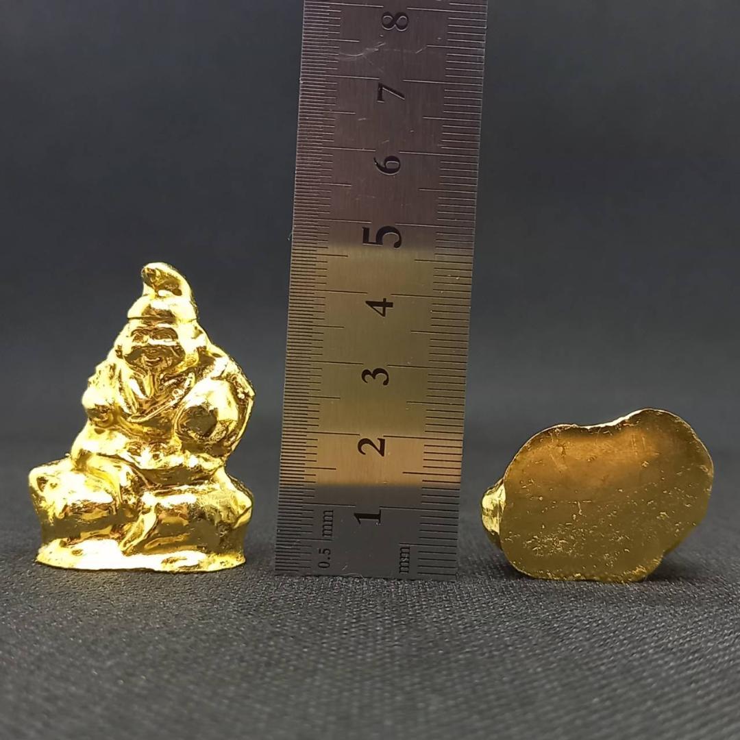 『24k純金貼り【超強力】大金運恵比寿天（えびすてん）様オルゴナイト』置物 60