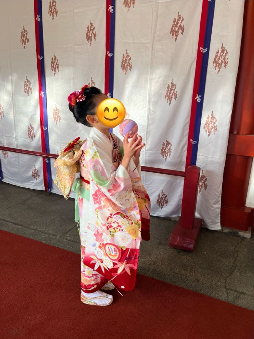 2024年式部浪漫　7歳用着物＋小物類フルセット