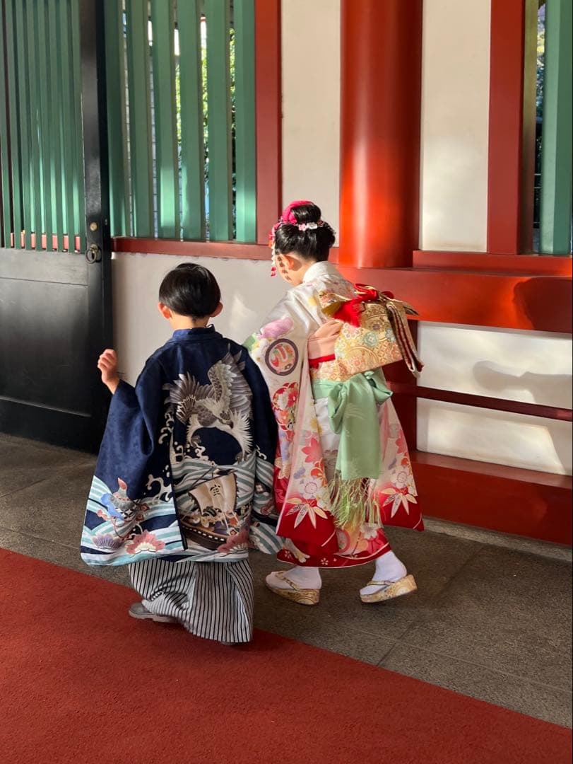 2024年式部浪漫　7歳用着物＋小物類フルセット