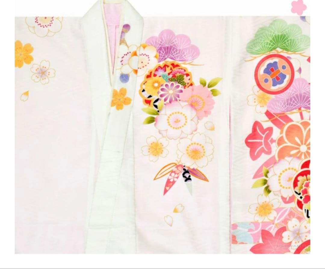 2024年式部浪漫　7歳用着物＋小物類フルセット