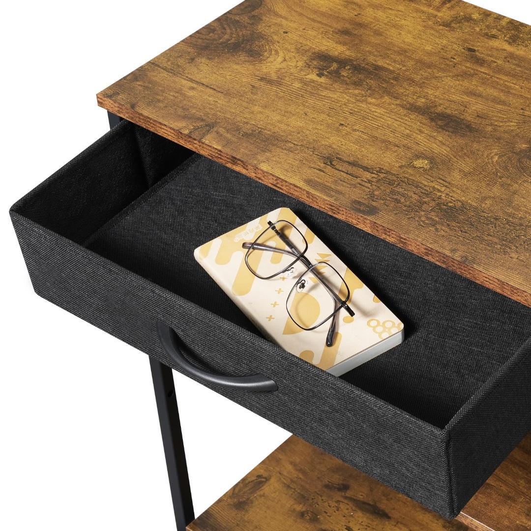 サイドワゴン プリンター台 PC 多機能 キャスター デスク