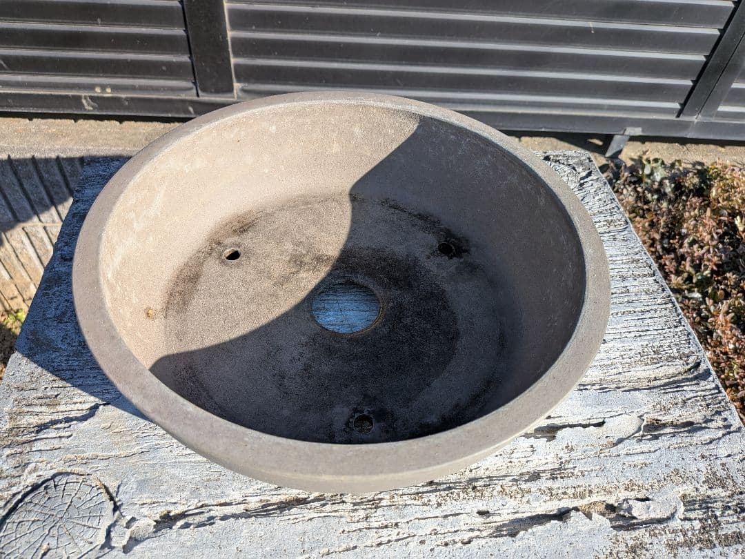 盆栽鉢 上下紐雲脚丸鉢