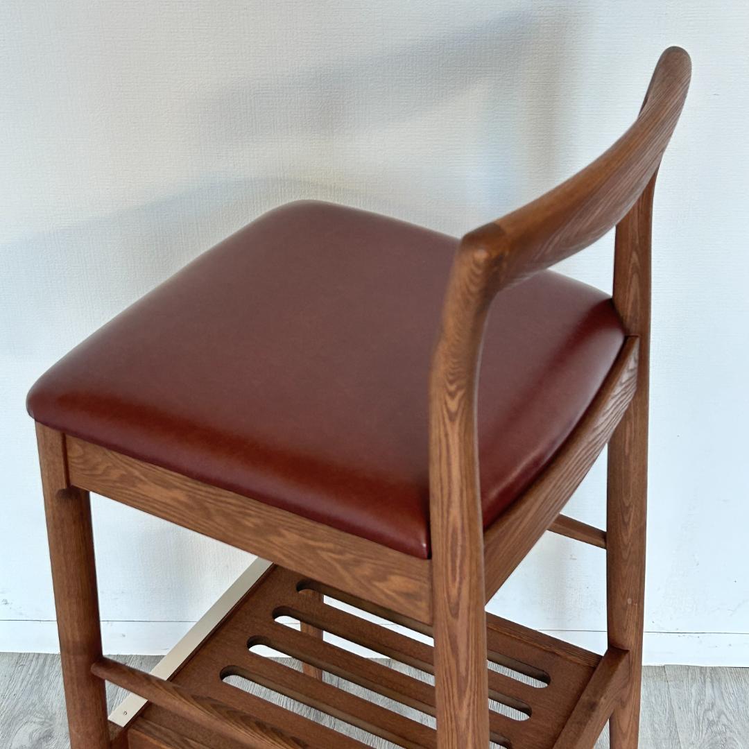 ハイスツール 天然木 北欧 キッチンスツール カウンターチェア 905A10