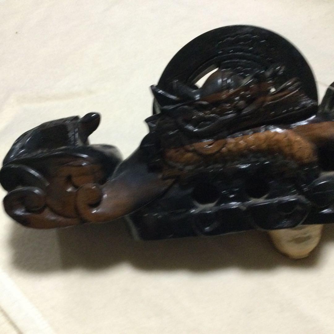 木製ドラゴン彫刻大工さんの昔の線引く道具ですNO７９〜飾りにどおですか。