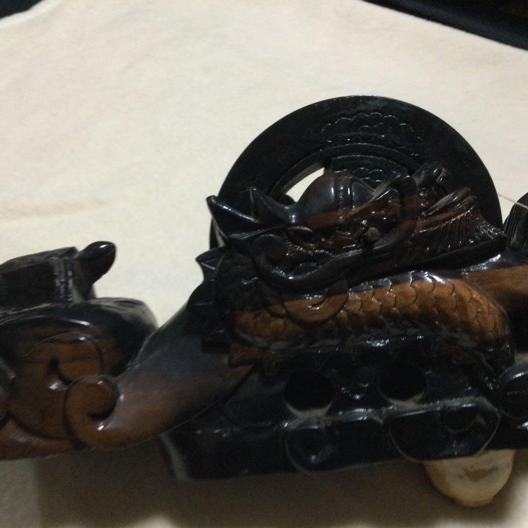 木製ドラゴン彫刻大工さんの昔の線引く道具ですNO７９〜飾りにどおですか。