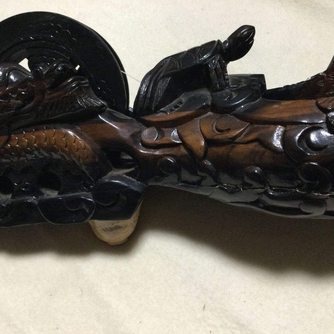 木製ドラゴン彫刻大工さんの昔の線引く道具ですNO７９〜飾りにどおですか。