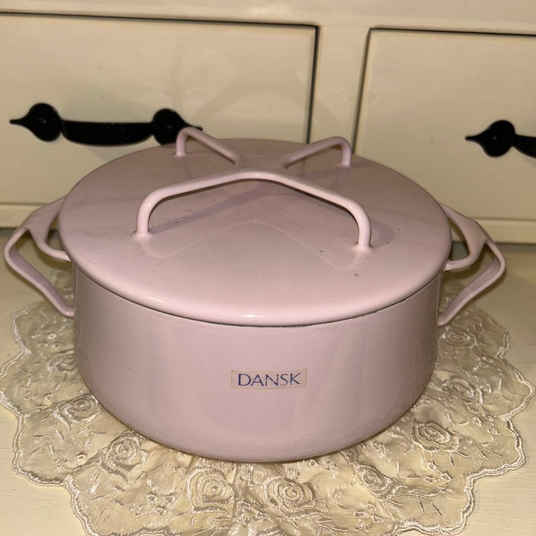 DANSK ピンク 両手鍋