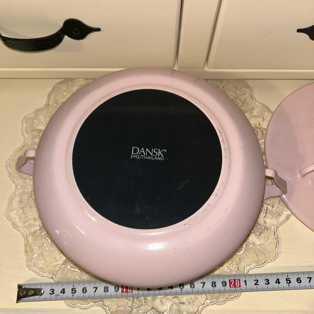 DANSK ピンク 両手鍋