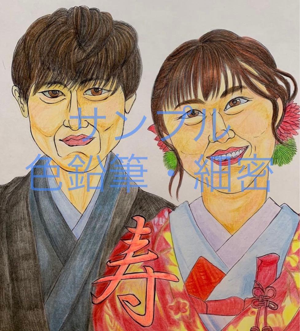 アナログ画材・デジタルで一点ものの絵を描きます。