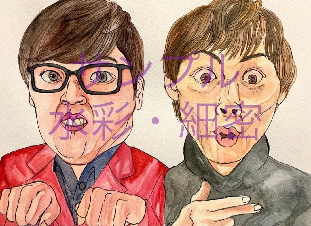 アナログ画材・デジタルで一点ものの絵を描きます。