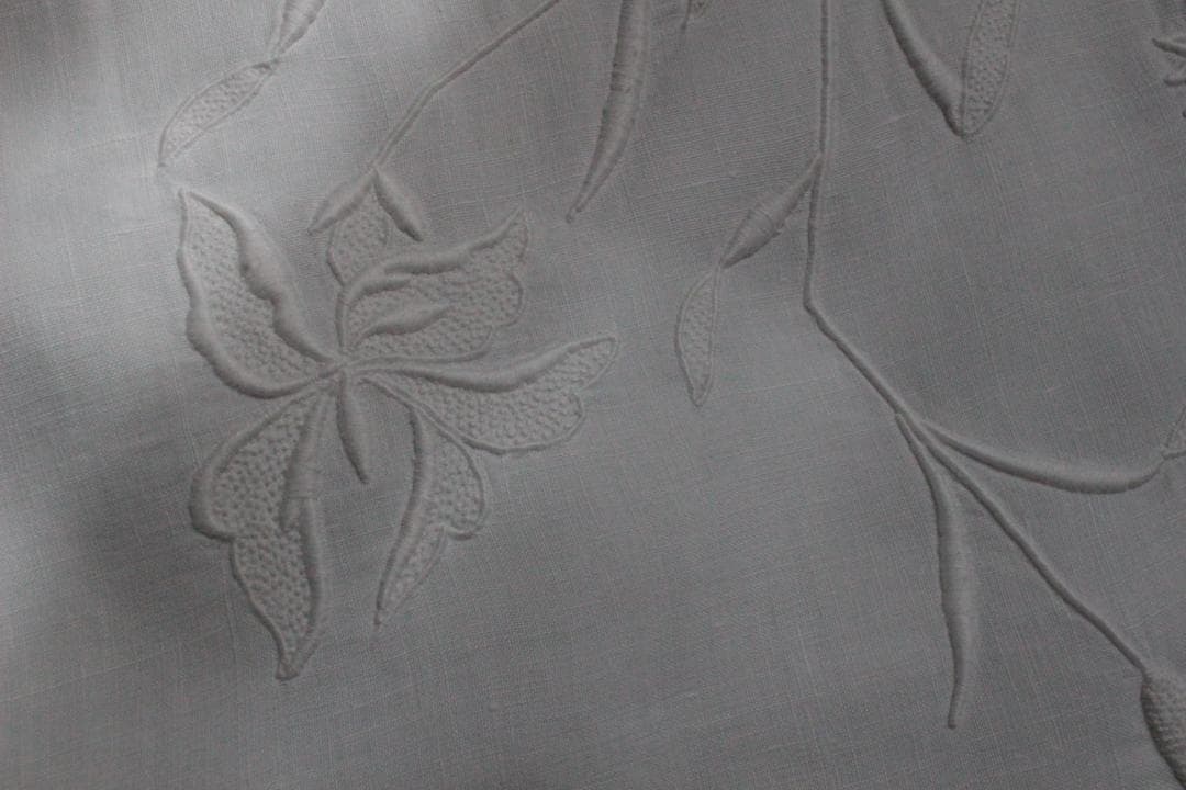 フランスアンティーククッションカバー France Antique \"P・F\"蝶