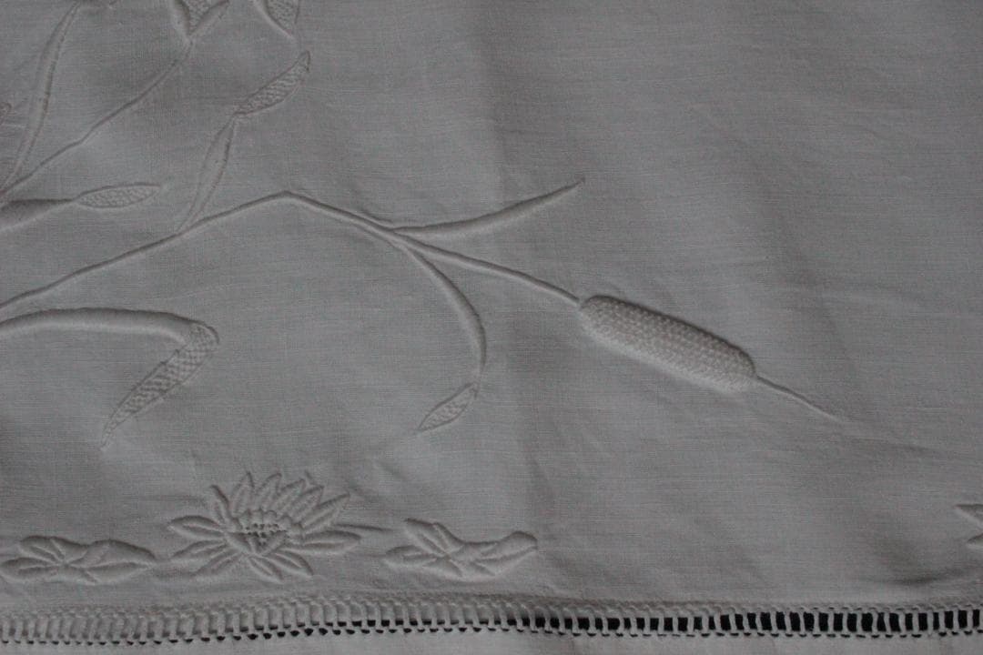 フランスアンティーククッションカバー France Antique \"P・F\"蝶