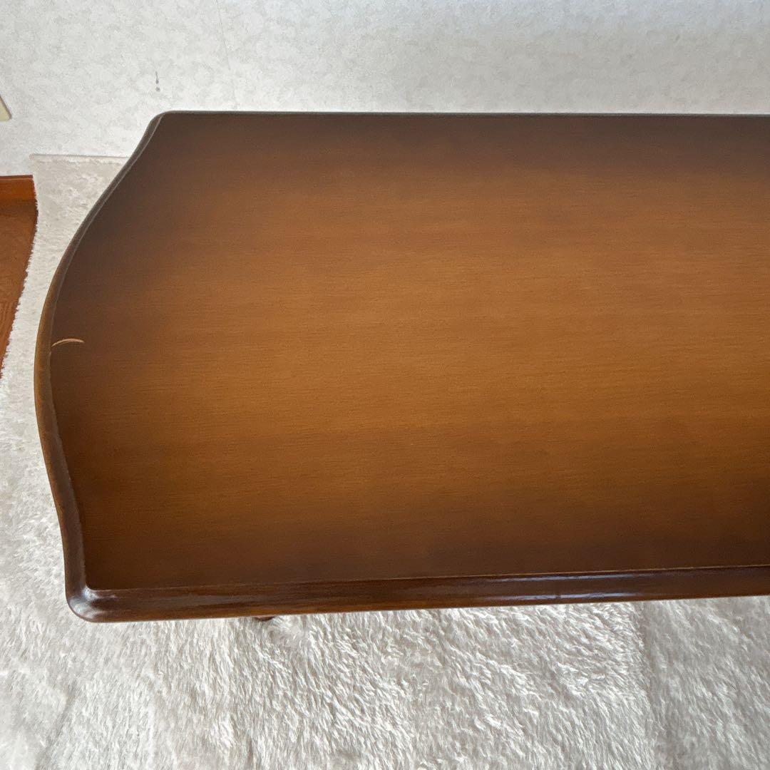 超名品】飛騨産業 キツツキ 穂高 リビングテーブル コーヒー センター テーブル