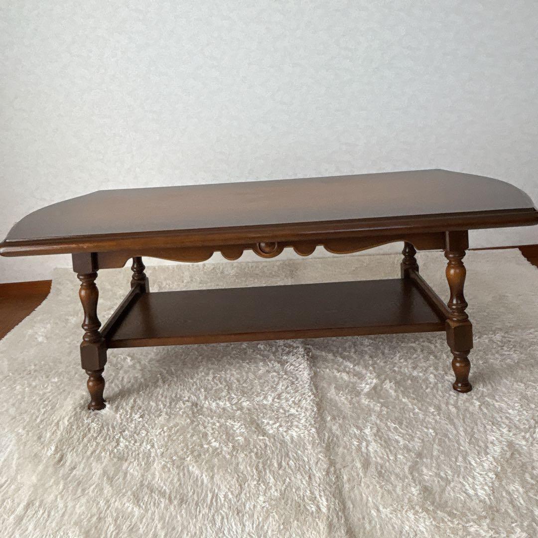 超名品】飛騨産業 キツツキ 穂高 リビングテーブル コーヒー センター テーブル