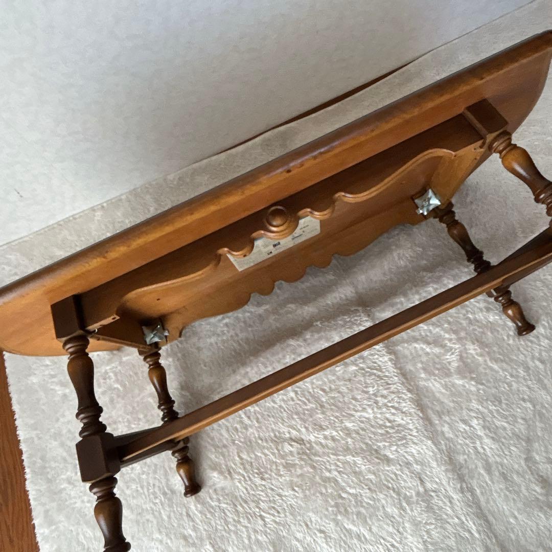 超名品】飛騨産業 キツツキ 穂高 リビングテーブル コーヒー センター テーブル