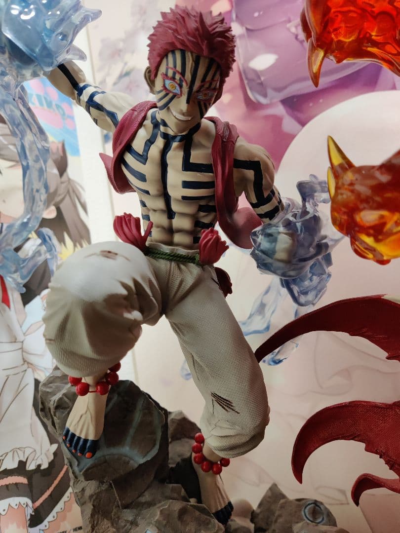 鬼滅の刃 フィギュア 無限列車編 炎柱 煉獄杏寿郎 猗窩座 ガレージ