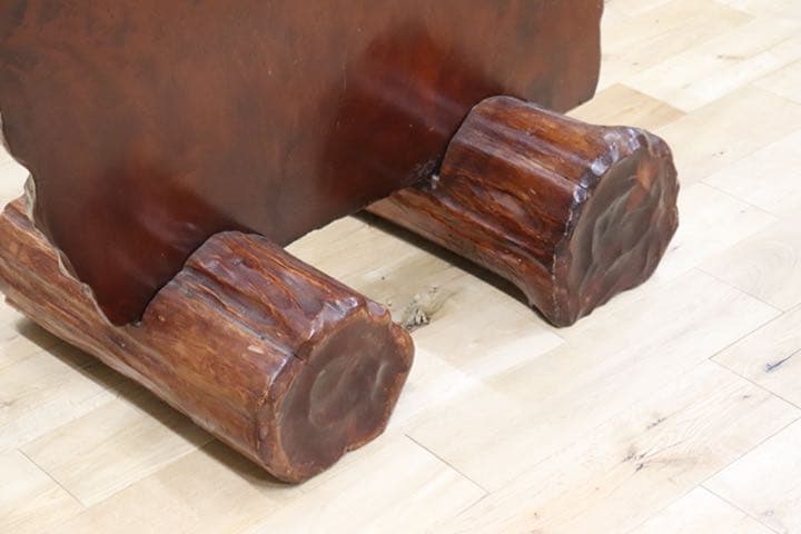 天然木 極上 衝立 仕切 パーテーション バール杢 瘤杢 鳥眼杢 年代物 和