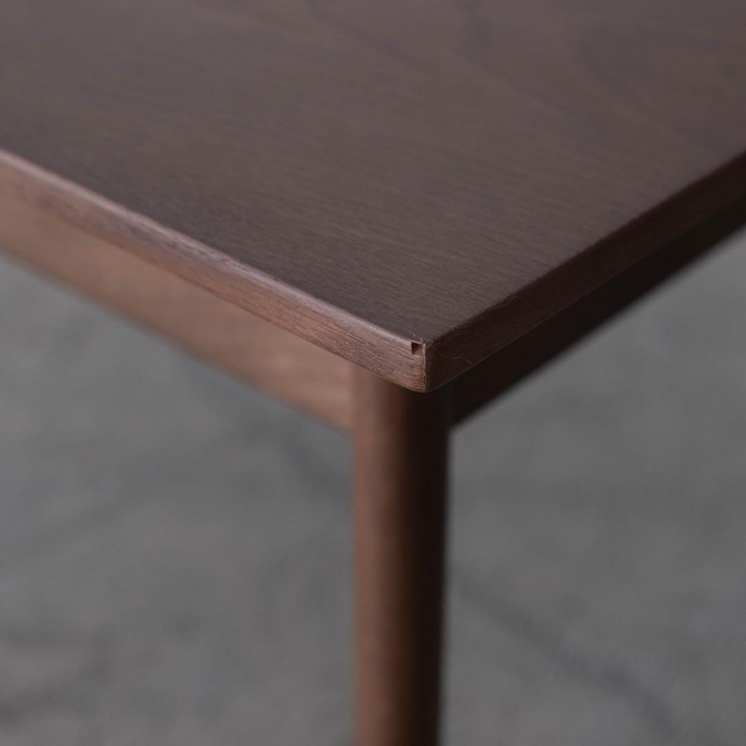 オーク材　正方形　テーブル　ブラウン　75cm