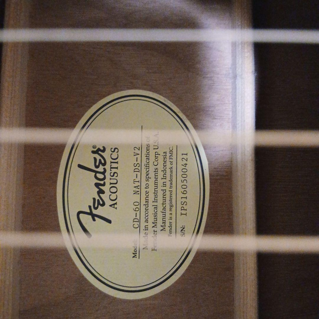フェンダーアコースティックギターCD -60
