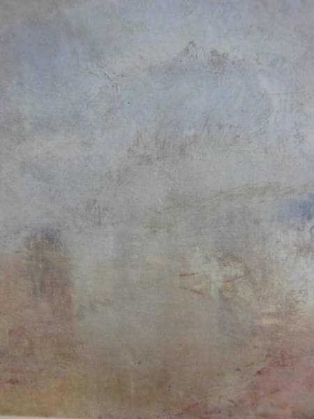 J.M.W.ターナー、後期の未発表油彩作品、希少画集画、高級額装、状態