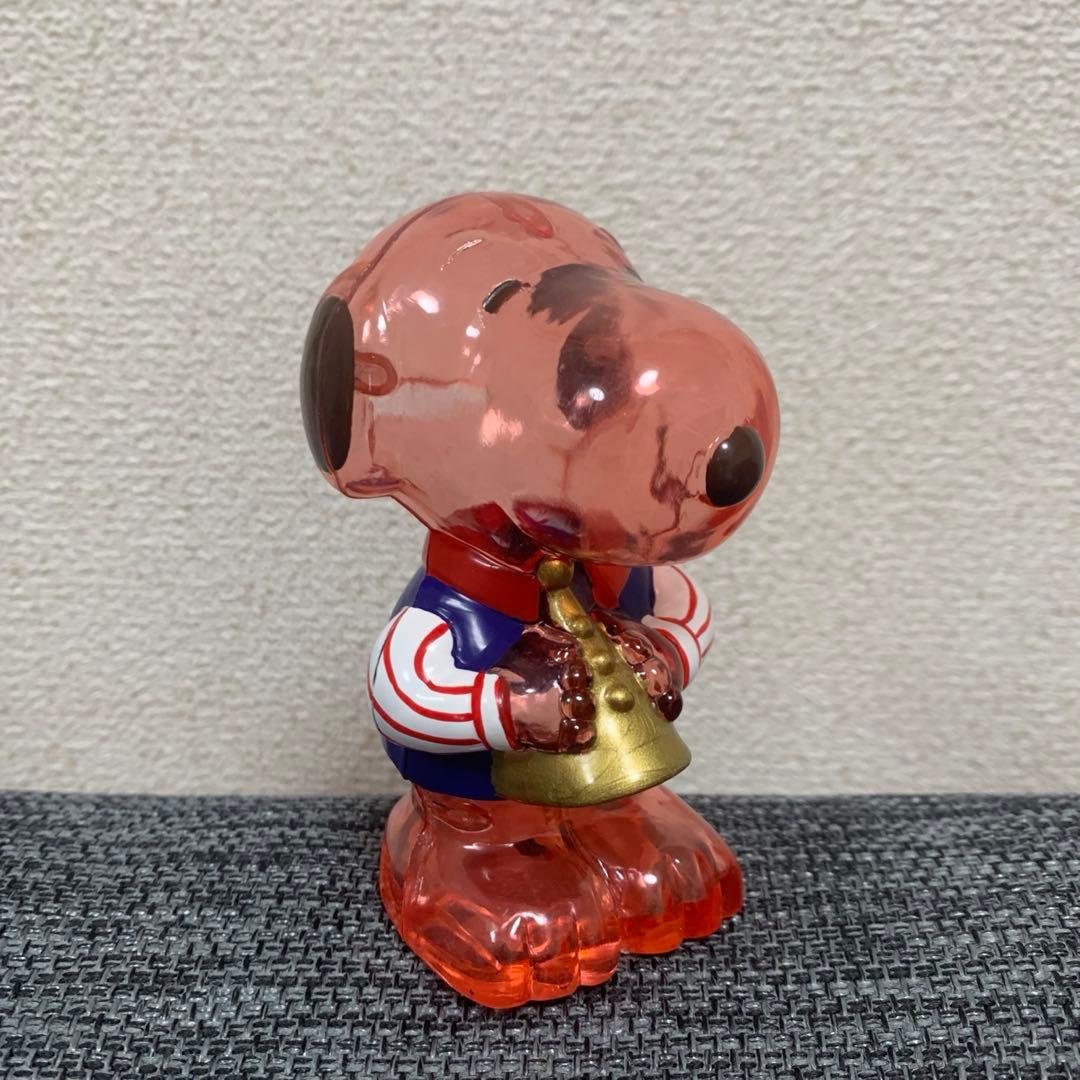 レトロ スヌーピー 貯金箱 トランペット スケルトン 当時物 SNOOPY