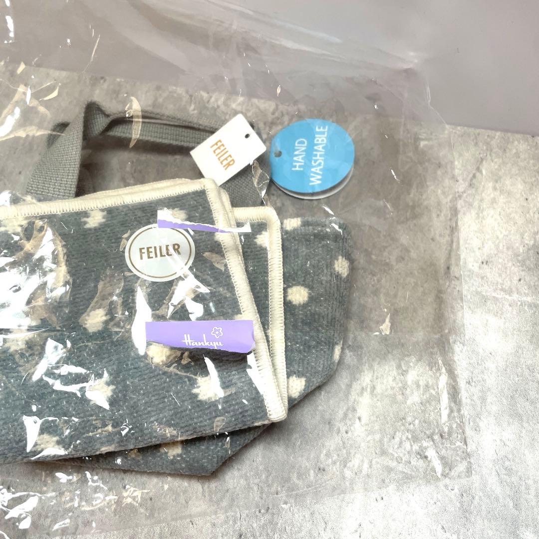 未使用 フェイラー シュガードット ミニトートバッグ ハンカチ