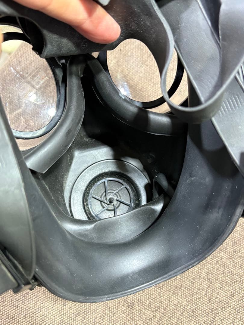 S10 ガスマスク　英軍　特殊部隊　メガネアタッチメント付き