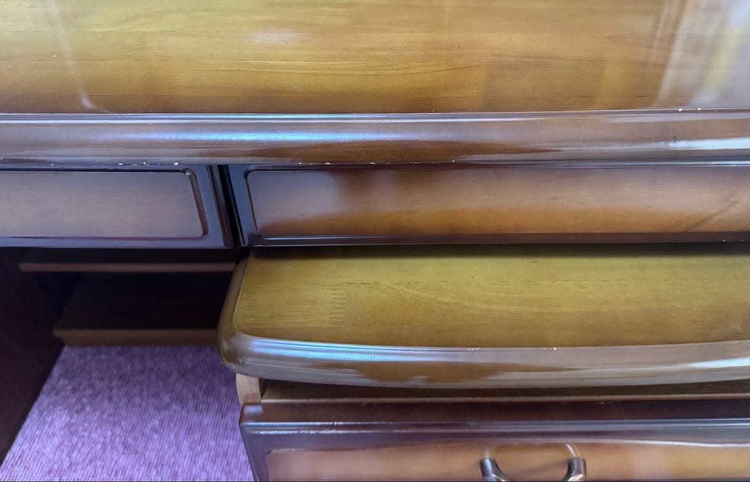 チトセ学習デスク 学習机 椅子 ディズニー ミッキーマウス 木製 キッズ