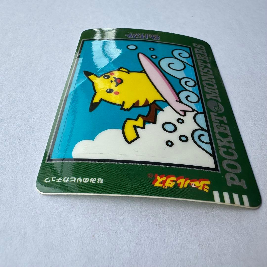希少】ポケットモンスター なみのりピカチュウ シールダス2枚セット