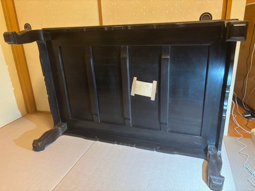 紫檀　座卓　 120×80×38 cm