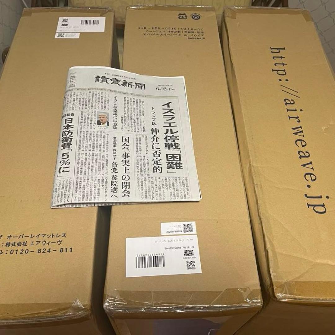 エアウィーヴ ベッドマットレス S03 シングル 【パーツのみ】