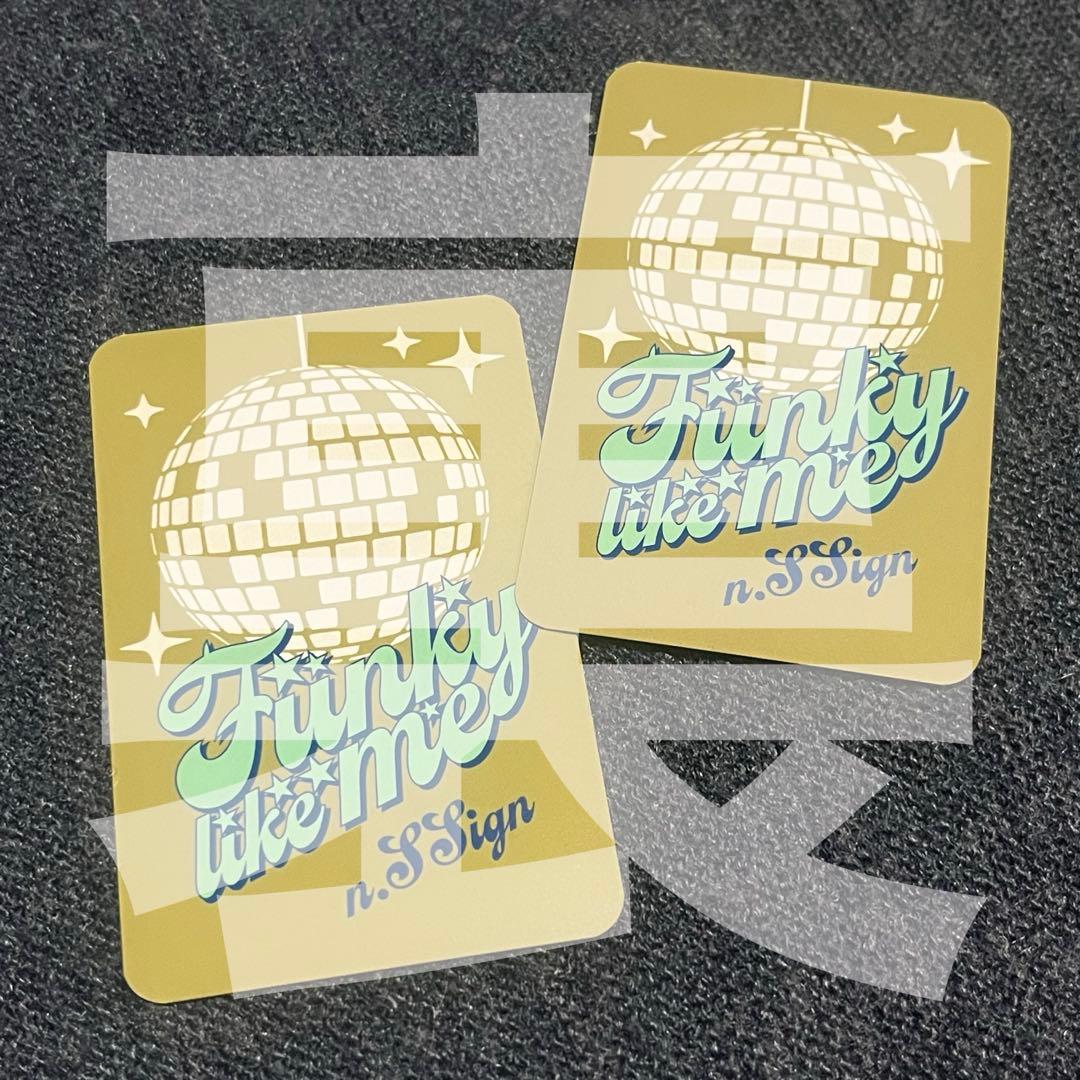 n.SSign'Funky like me' Aカズタ＆ロビン/ケミトレカ 2枚 - メルカリ